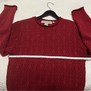 Nomadic Traders red Nordic-style sweater